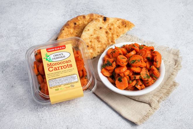 Order Moroccan Carrots | 8oz food online from Oren Hummus store, Mountain View on bringmethat.com