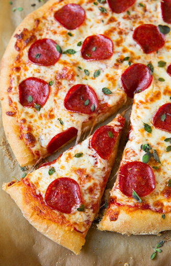 Order 1 Topping Pizza food online from Gaetano's Pizzeria & Creamery store, Jenks on bringmethat.com