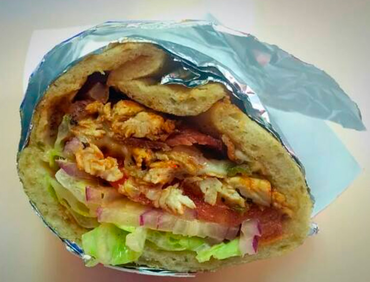 Order Bacon Chicken Ranch on Pita Combo food online from Chex Grill & Wings store, Charlotte on bringmethat.com