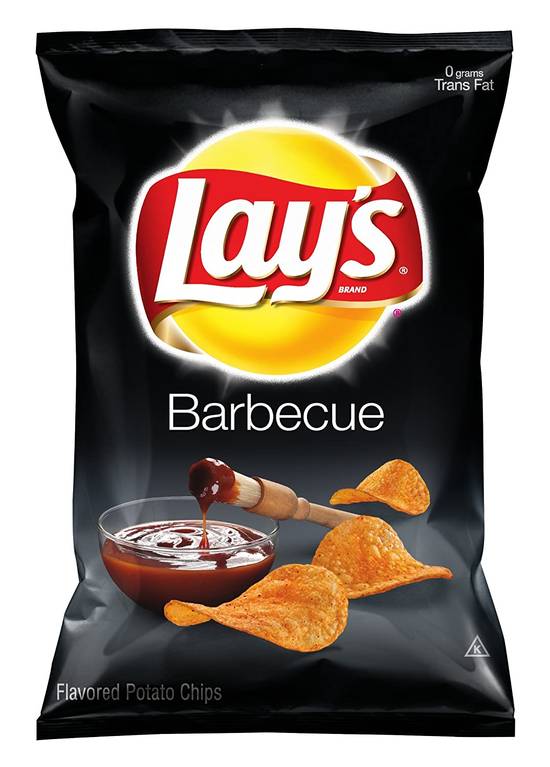 Order Lay's Barbecue Flavored Potato Chips food online from Deerings Market store, Traverse City on bringmethat.com
