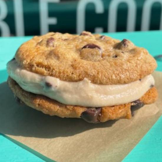 Order Chocolate Chip Frosted Sandwich food online from The Cookie Dough Cafe store, Portland on bringmethat.com