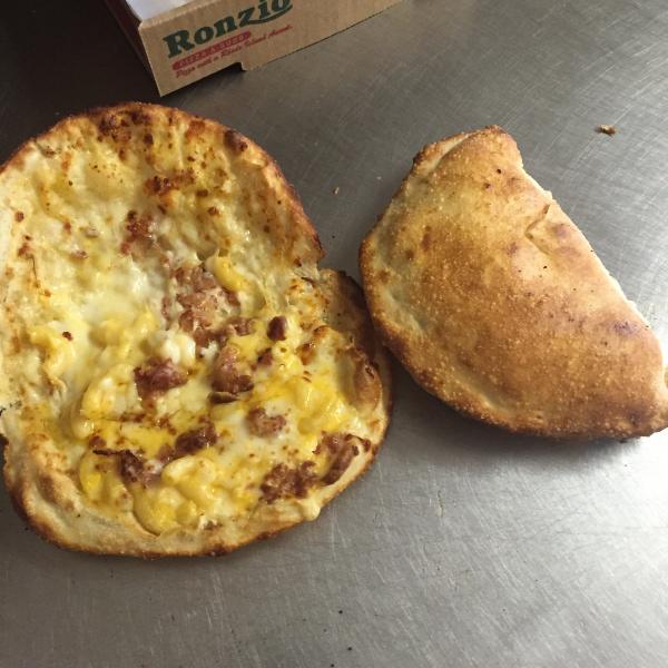 Order Mac and Cheese Calzone food online from Ronzio Pizza & Subs store, Warwick on bringmethat.com