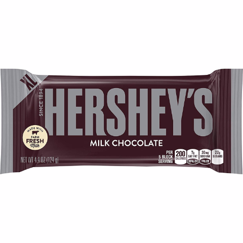 Order Hershey's Milk Chocolate XL 4.4oz food online from 7-Eleven store, Crestline on bringmethat.com