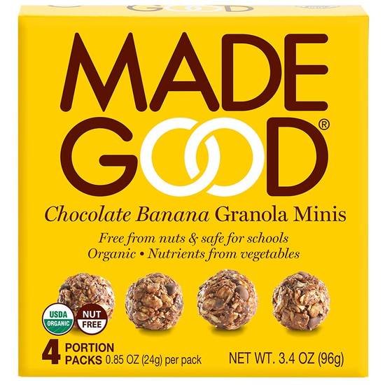 Order Made Good Chocolate Banana Granola Minis, 4 CT food online from CVS store, DECATUR on bringmethat.com