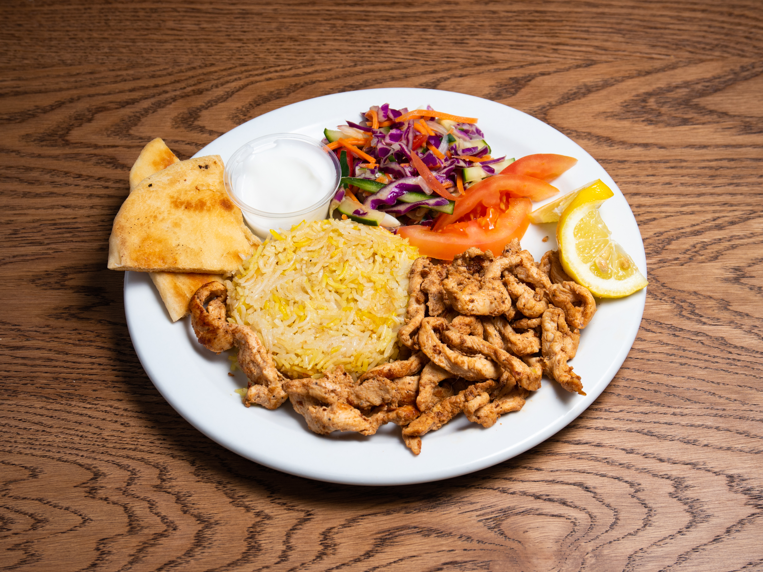 Order Chicken Shawarma Plate food online from Royal Kabab House store, San Francisco on bringmethat.com