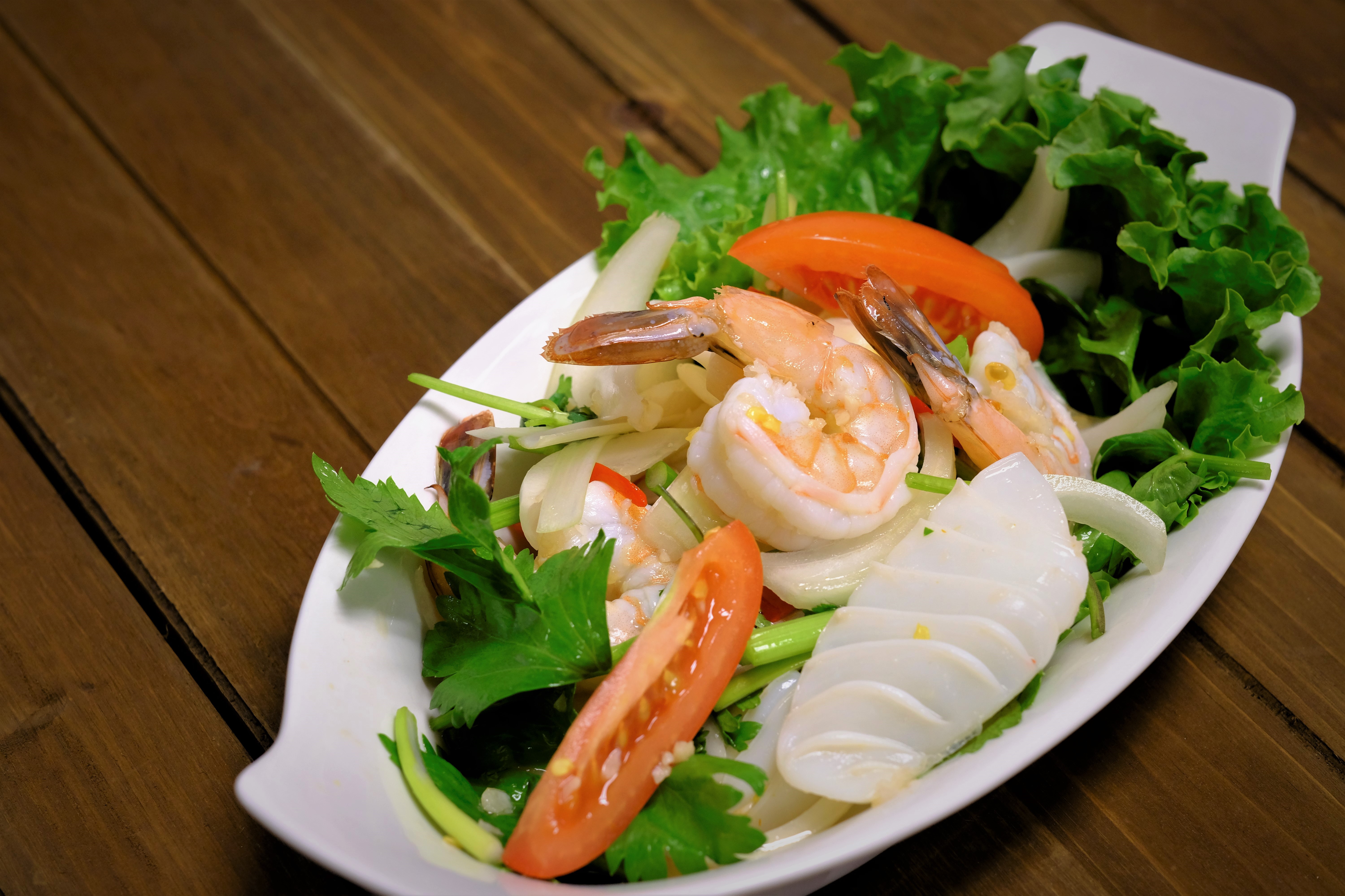 Order Spicy Seafood Salad food online from Thai Avenue store, Garden Grove on bringmethat.com