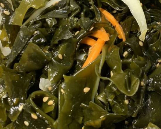 Order Sides: Seaweed Salad 8 oz food online from Umma K-Bbq store, Lake Forest on bringmethat.com