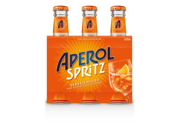 Order Aperol Spritz Ready To Drink - 3x 200ml Bottles food online from Josh Wines & Liquors Inc store, New York on bringmethat.com