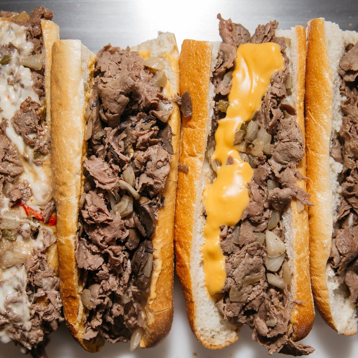 Order 8. Three Philly Cheesesteaks Special food online from Big Ben Pizza store, Philadelphia on bringmethat.com