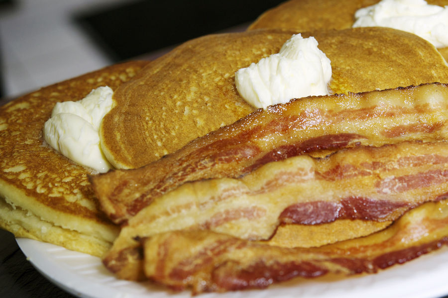Order Golden Brown Pancakes and Meat food online from Hillside Gourmet store, Staten Island on bringmethat.com