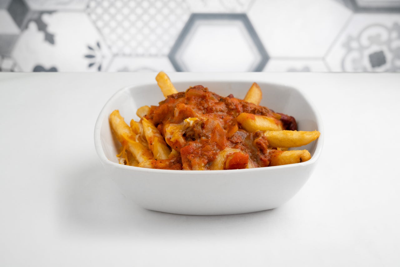 Order Chili Cheese Fries food online from Ahmo's Gyros store, Ann Arbor on bringmethat.com