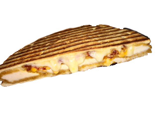 Order Chicken Club Panini food online from Six Corners Café store, North Bergen on bringmethat.com
