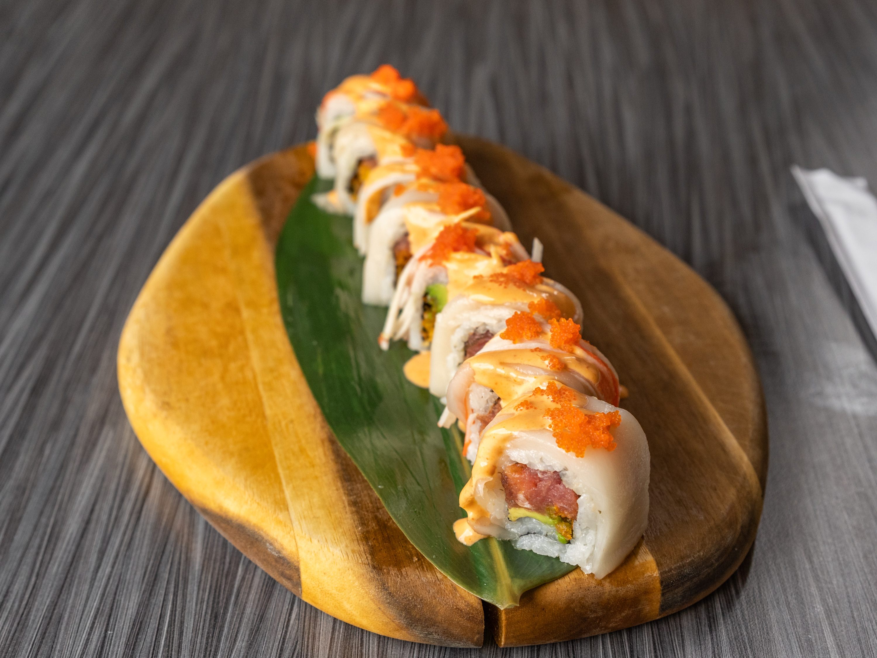 Order Hana Michi Roll food online from Ootori Sushi store, Rochester on bringmethat.com