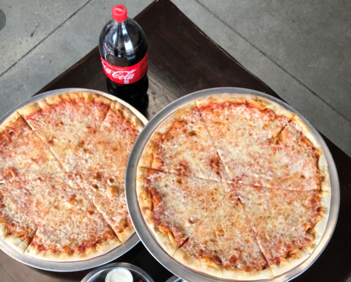 Order 2 Extra-Large Pizzas and 2 Liter Soda food online from New York Fried Chicken & Pizza store, Elizabeth on bringmethat.com