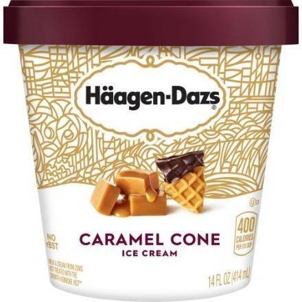 Order Haagen Dazs Caramel Cone Ice Cream (14 oz) food online from 7-Eleven By Reef store, Marietta on bringmethat.com