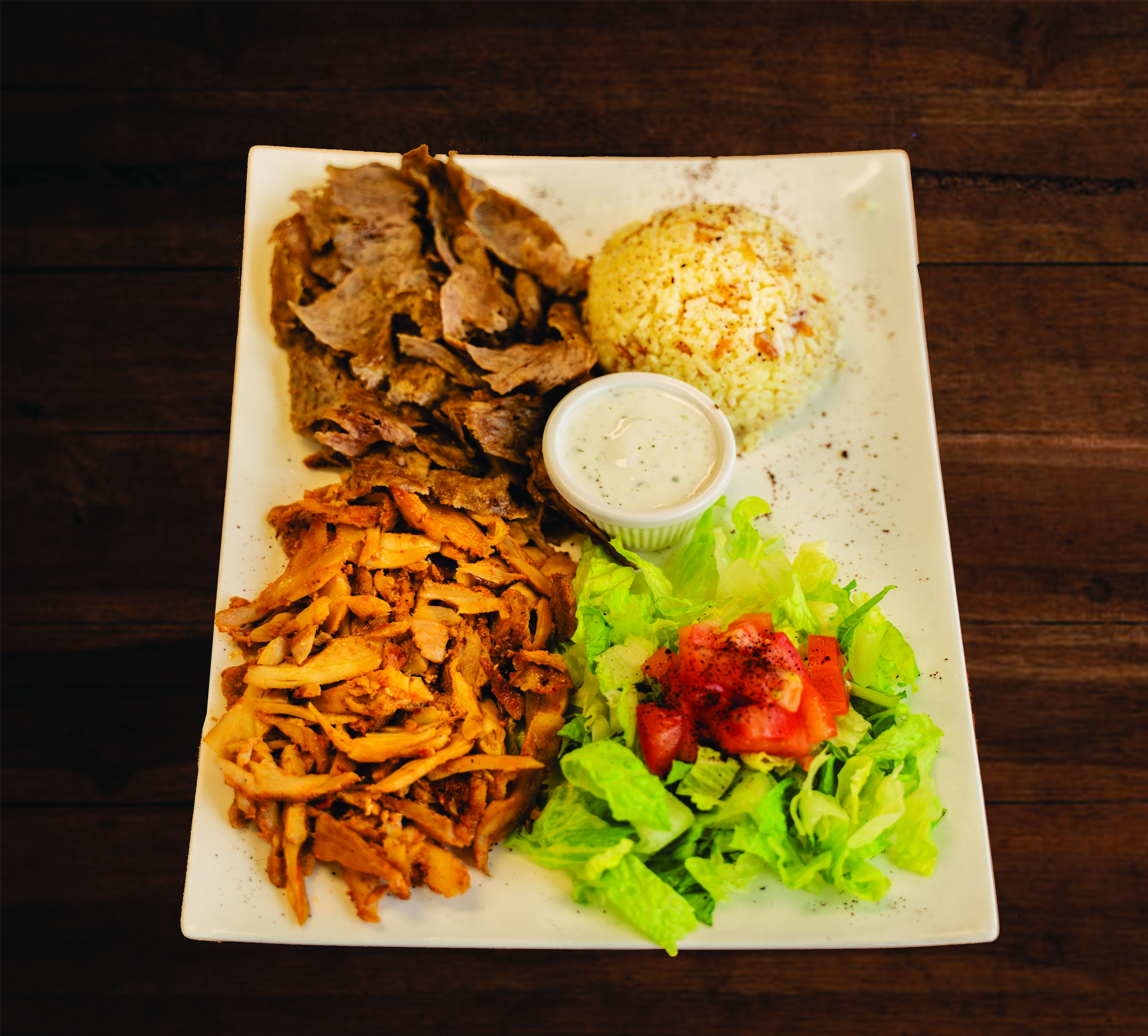 Order Combo Gyros Plate food online from City Kebab & Gyros store, Daly City on bringmethat.com