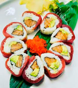 Order Cherry Blossom Roll food online from Kakuna Sushi store, Fremont on bringmethat.com