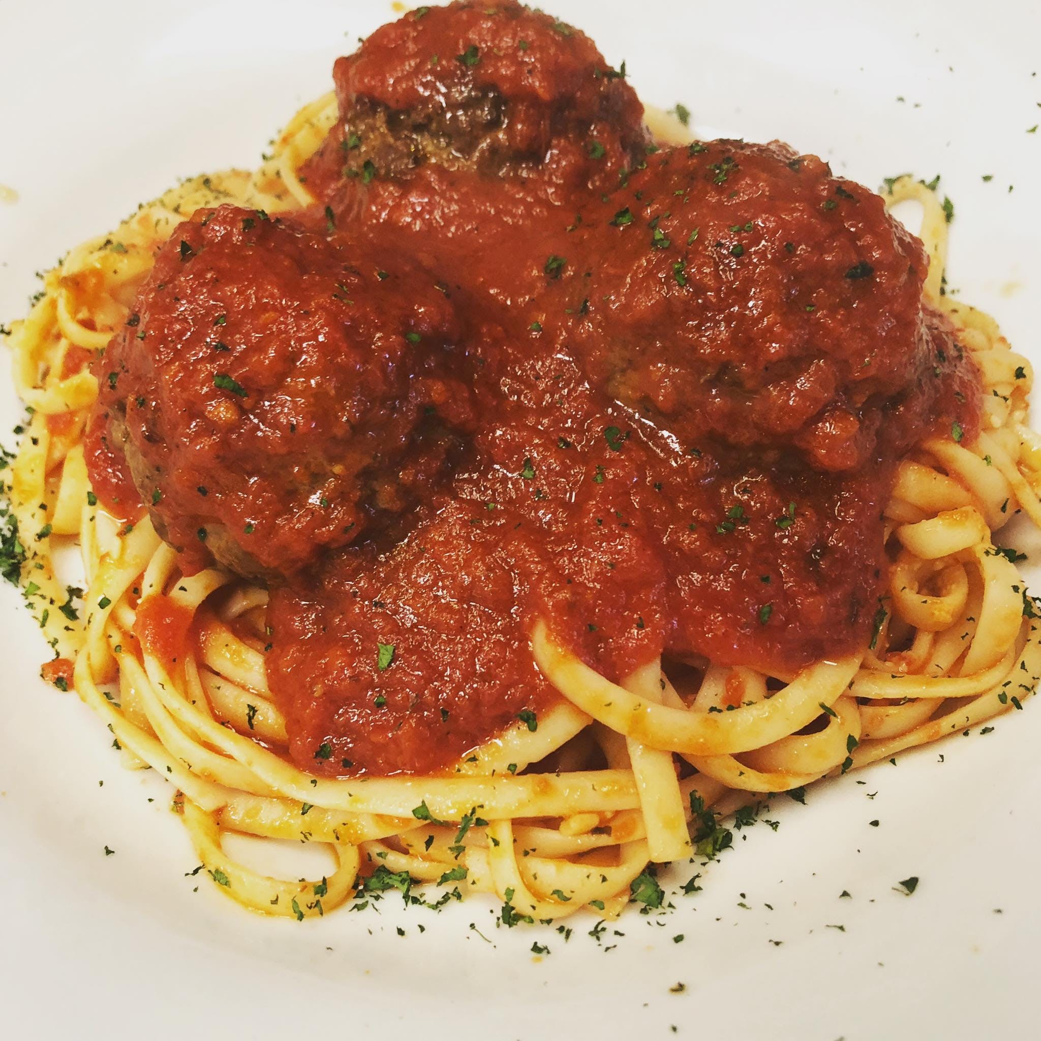Order Pasta with Meatballs - Pasta food online from Linda's Pizza & Restaurant store, Manchester Township on bringmethat.com