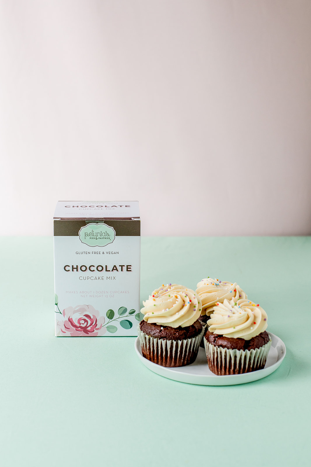 Order Chocolate Cupcake Mix  food online from Petunia Pies & Pastries store, Portland on bringmethat.com