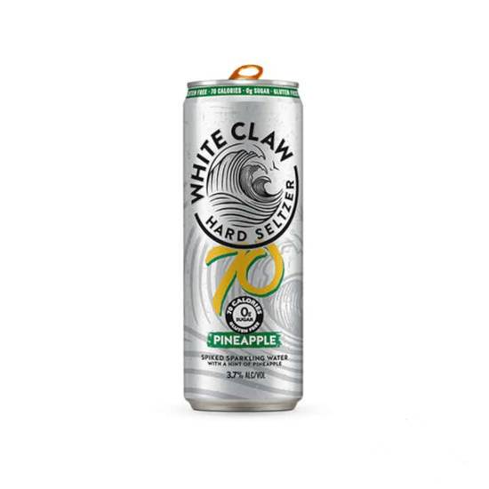Order White Claw - 70 Pineapple 6 pack | 5% abv food online from Pink Dot store, Santa Clara on bringmethat.com