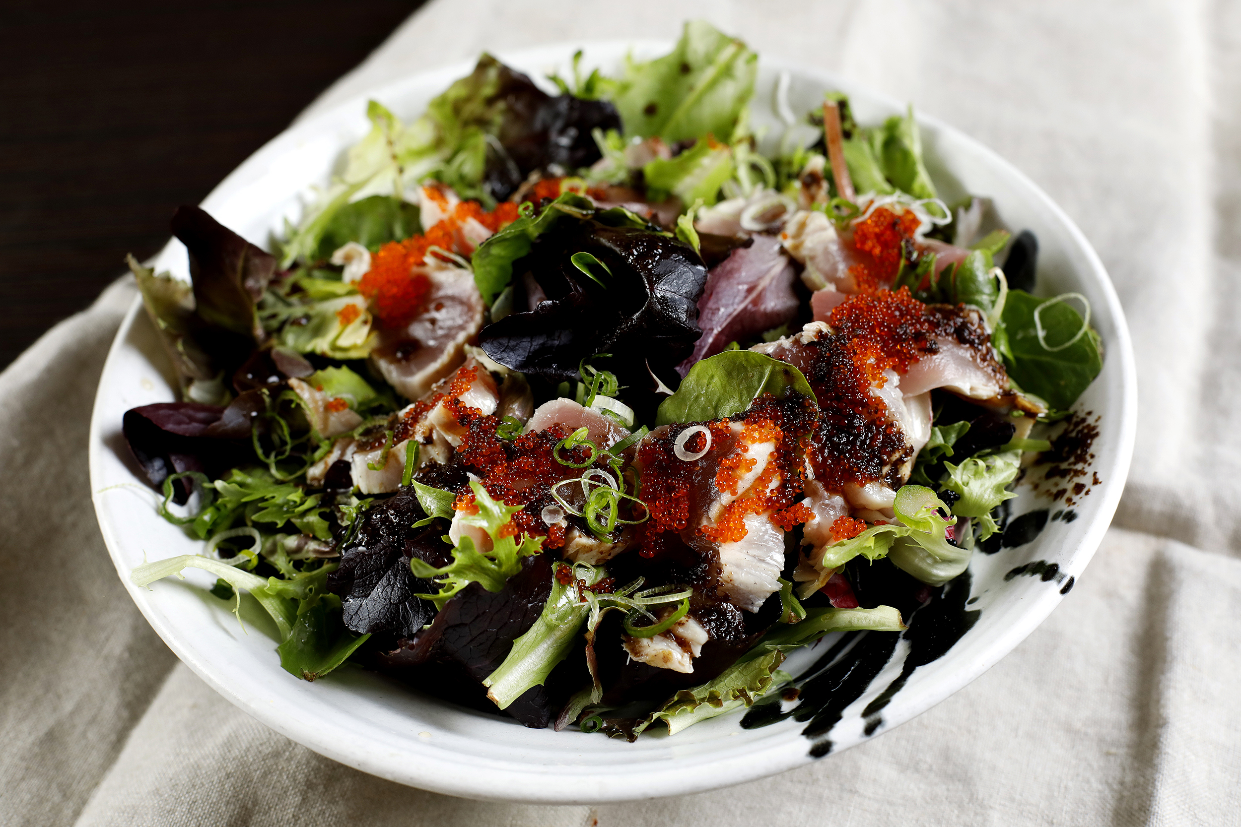 Order Ahi Tuna Salad food online from Blue Fin Sushi store, San Francisco on bringmethat.com