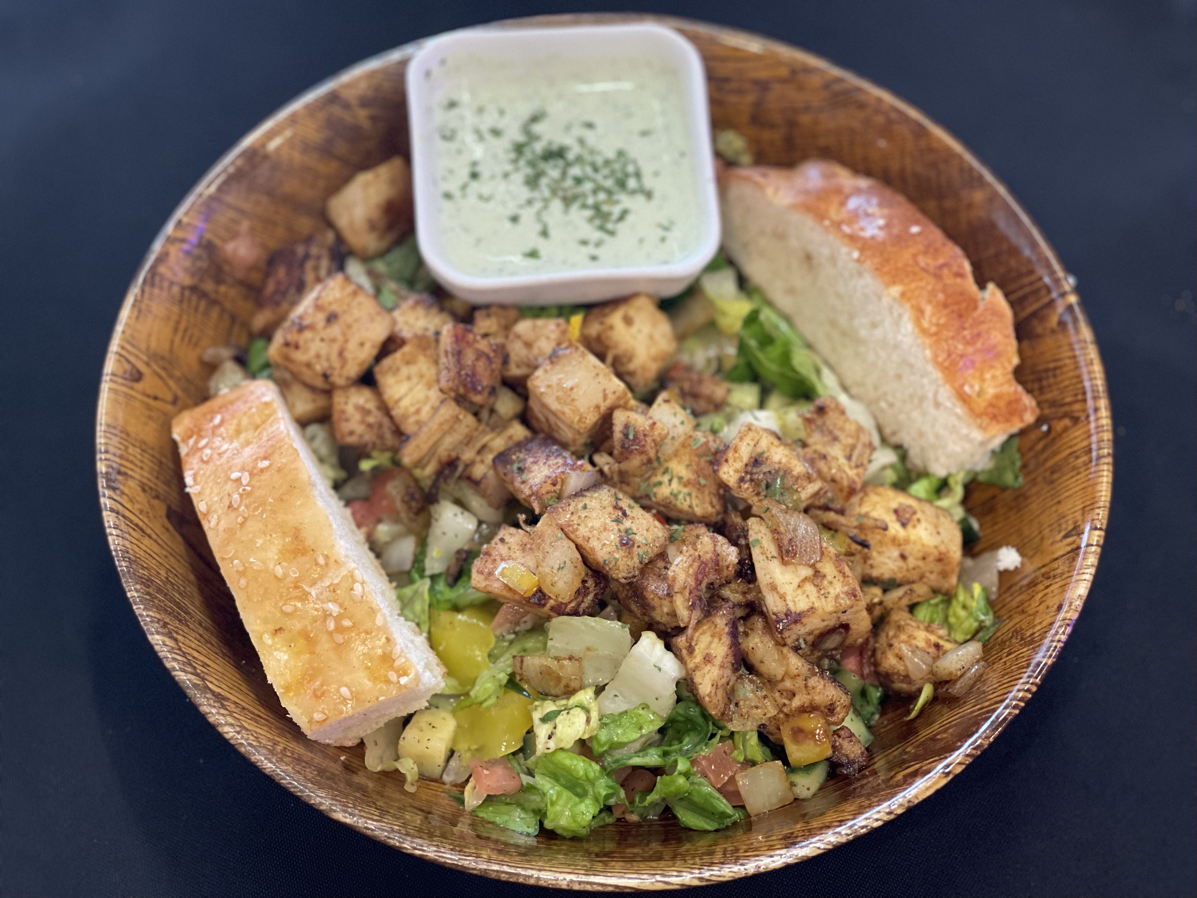 Order TURKISH SALAD food online from The Boco Restaurant store, Boulder on bringmethat.com