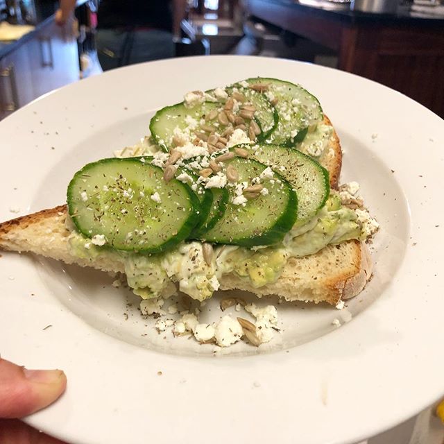 Order Avocado toast food online from Hereghty Heavenly Delicious store, Raleigh on bringmethat.com