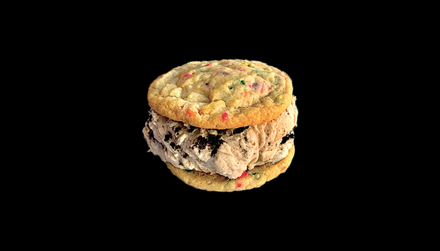 Order Funfetti Cookies with Cookies and Cream Ice Cream food online from The Baked Bear store, San Diego on bringmethat.com