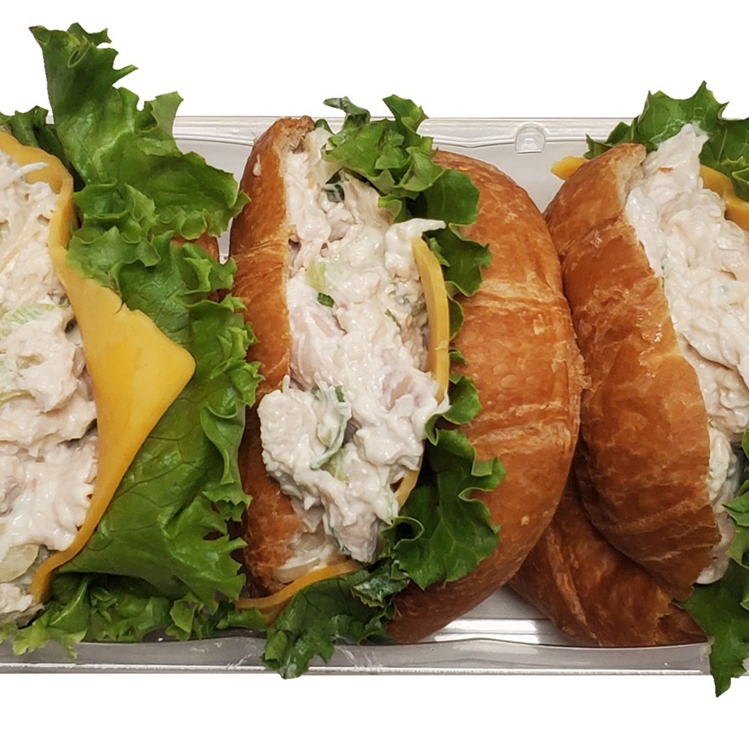 Order Chicken Salad Croissant Sandwiches, 3 Ct food online from Save Mart Supermarket store, Fresno on bringmethat.com