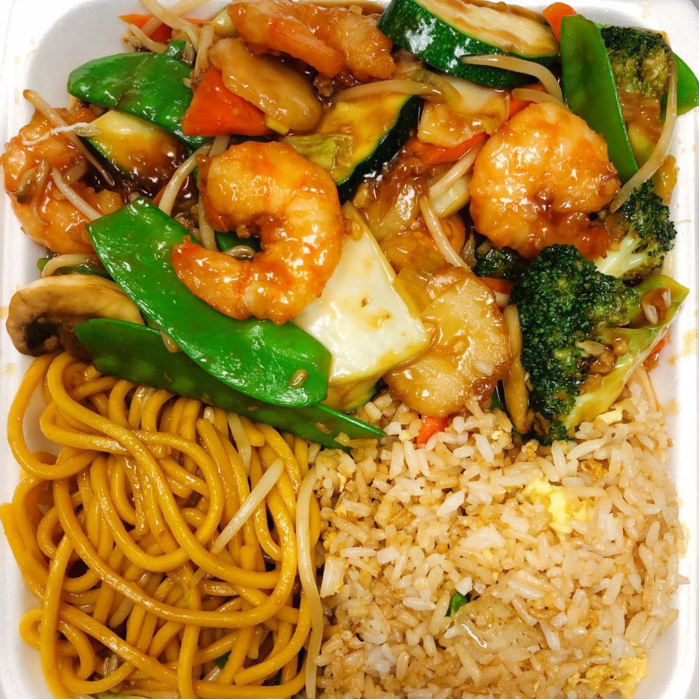 Order Shrimp Chop Suey Lunch food online from China A Go Go (Losee) store, North Las Vegas on bringmethat.com