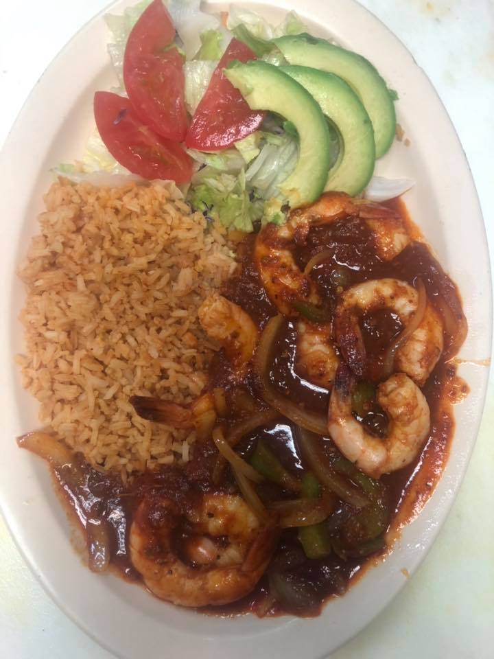 Order Camarones a la Diabla food online from Taqueria Michoacan store, Houston on bringmethat.com