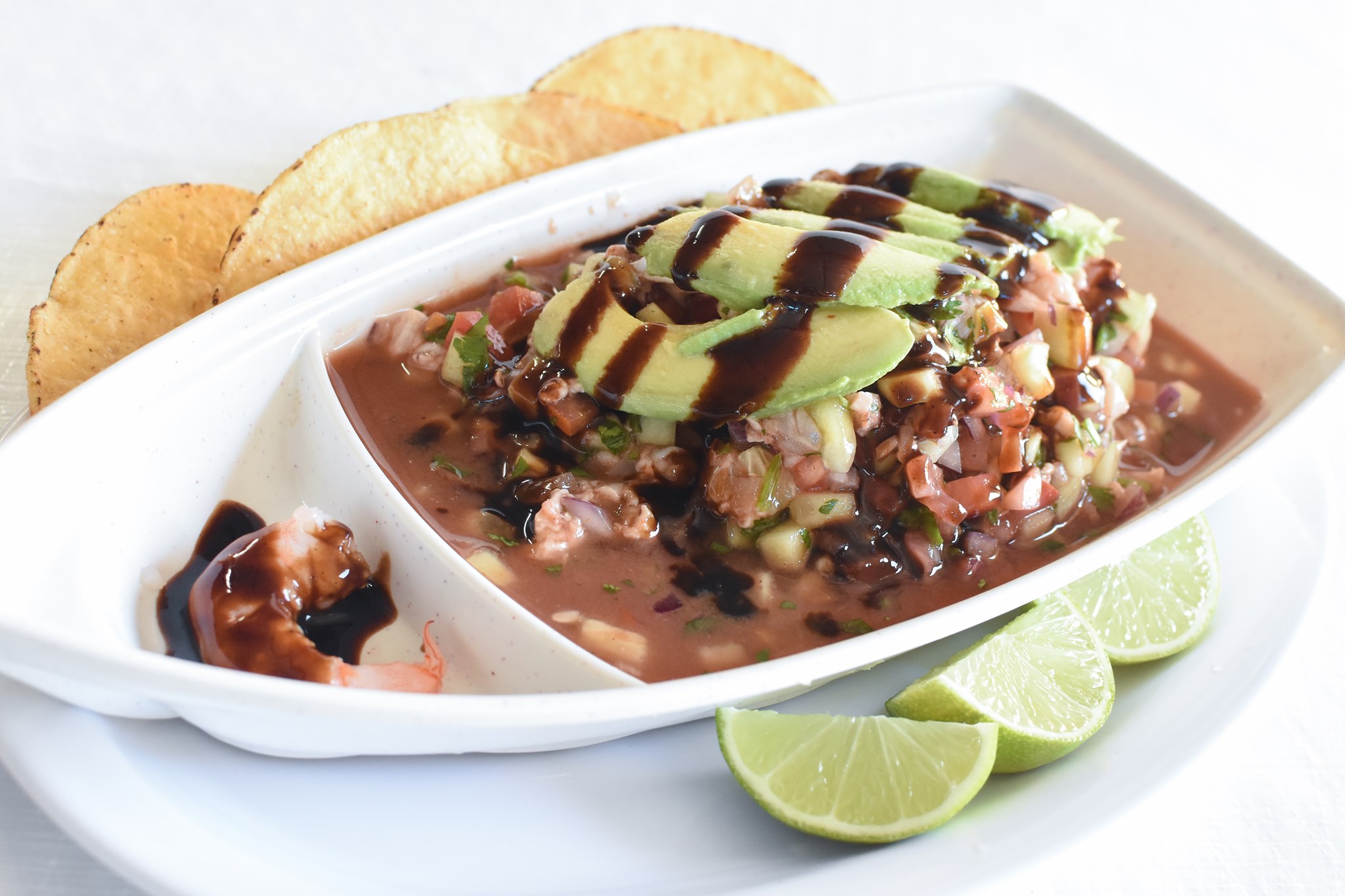 Order Camaron ceviche food online from Sharky Fish And Shrimp store, Albuquerque on bringmethat.com