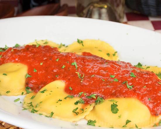 Order Four-Cheese Ravioli food online from Eddie's Italian Eatery store, Claremont on bringmethat.com