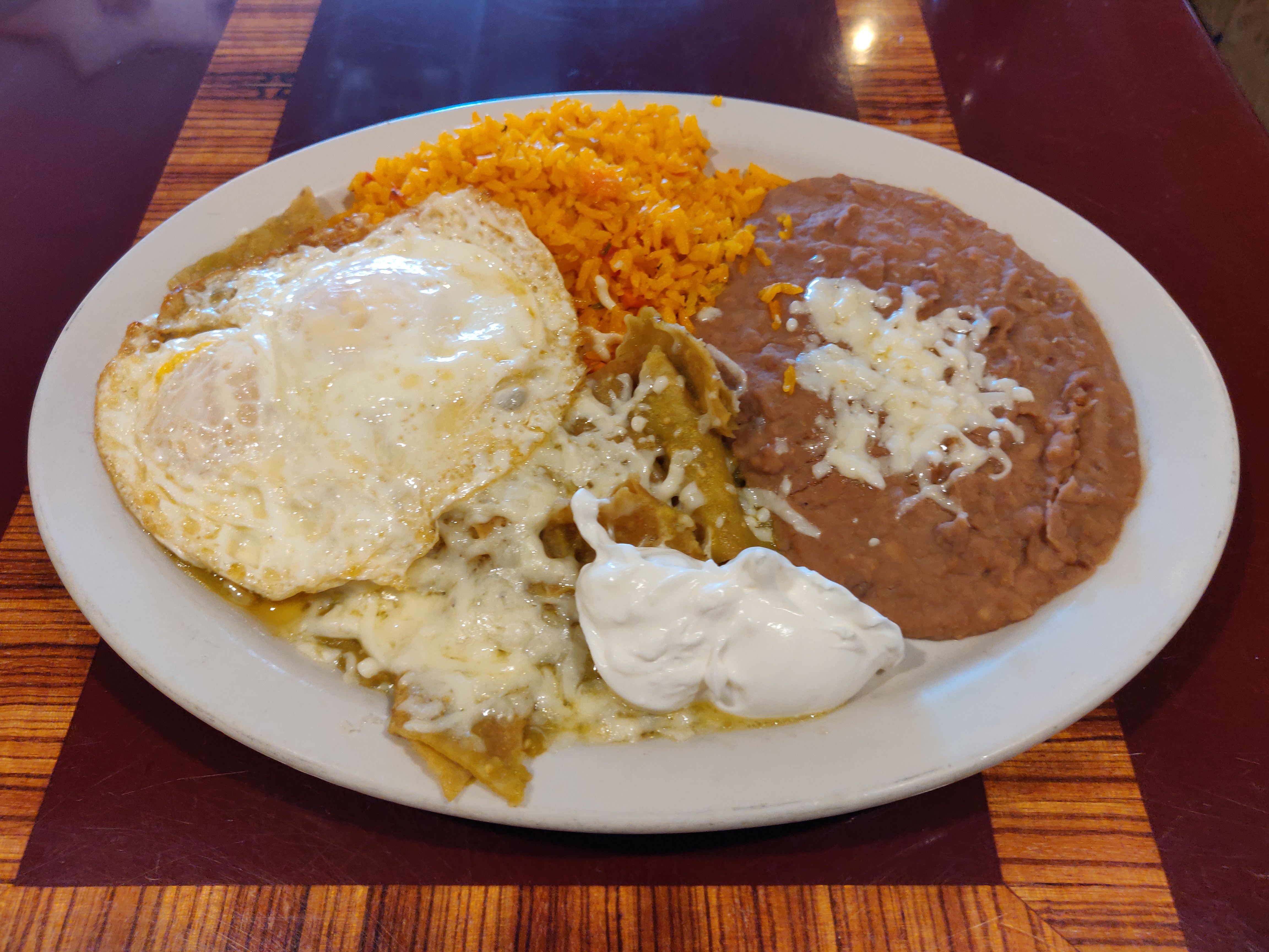 Order Chilaquiles Con Huevo Breakfast food online from El Ranchito store, Chicago on bringmethat.com