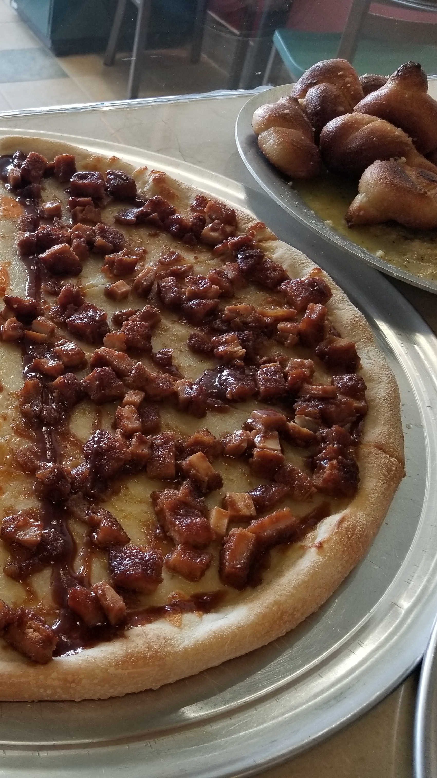 Order Honey BBQ Chicken Pizza food online from Outta Hand Pizza store, Westfield on bringmethat.com