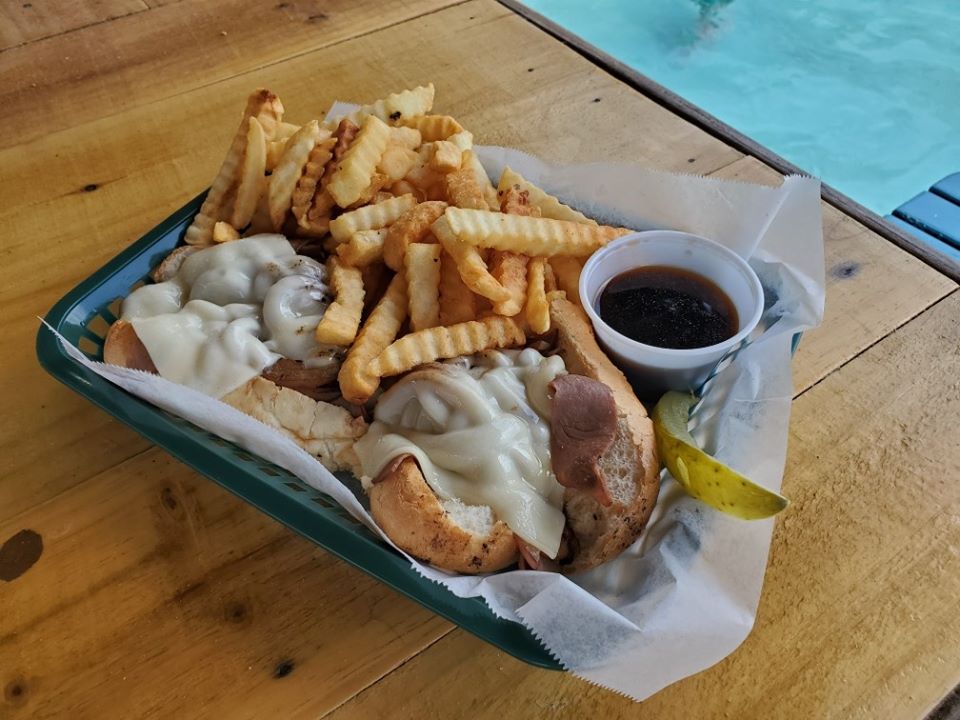 Order French Dip food online from Castaway Beach Bar And Grill store, North Myrtle Beach on bringmethat.com