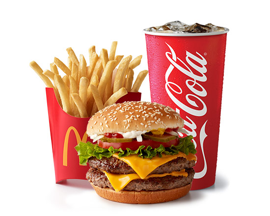 Order Double Quarter Cheese Deluxe Meal food online from Mcdonald'S® store, Oak Brook on bringmethat.com