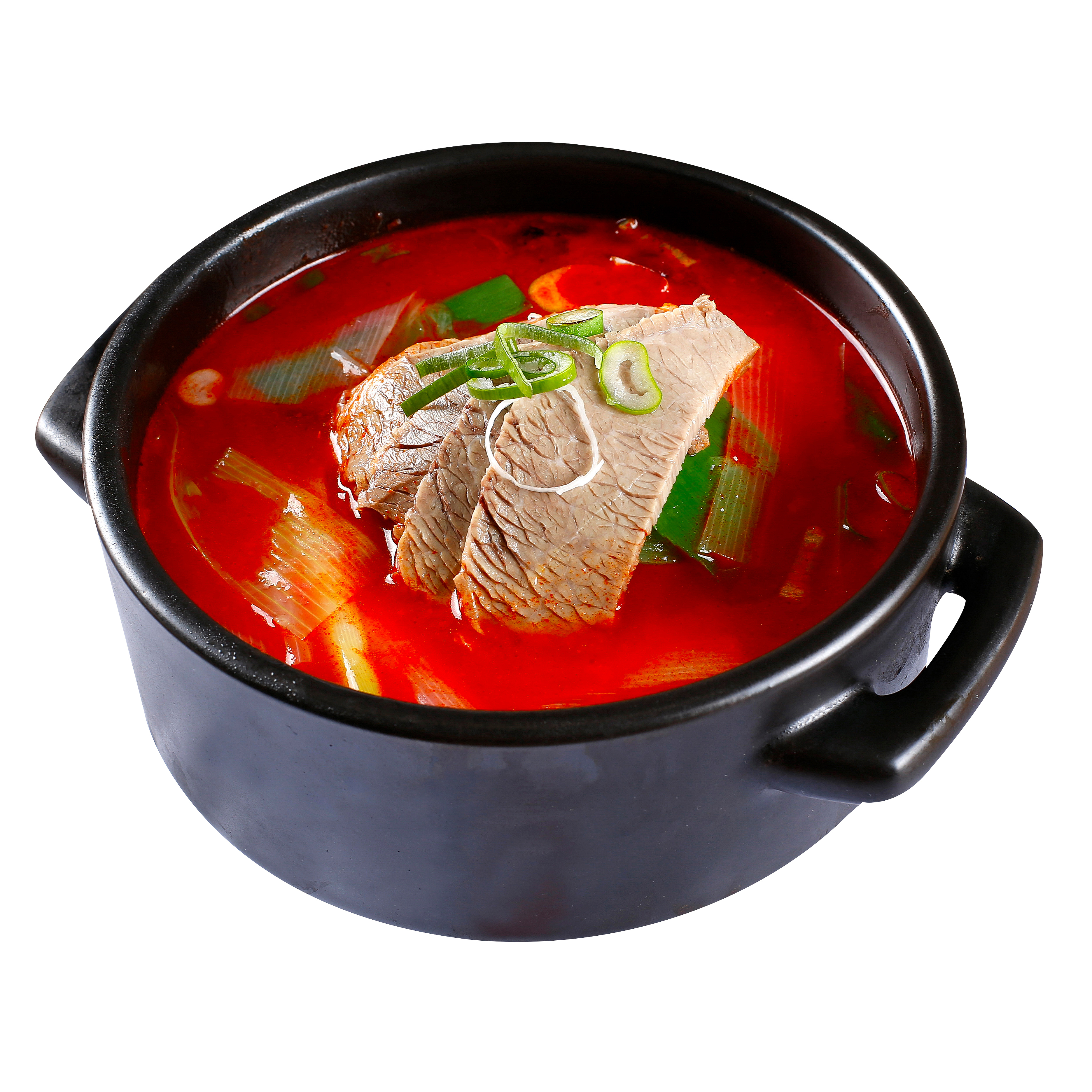 Order Spicy Beef Soup / 육개장 food online from D.Eatery L Il Palco store, Buena Park on bringmethat.com