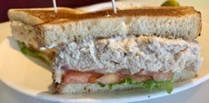 Order Tuna Sandwich food online from Cafe 50's (west la) store, Los Angeles on bringmethat.com