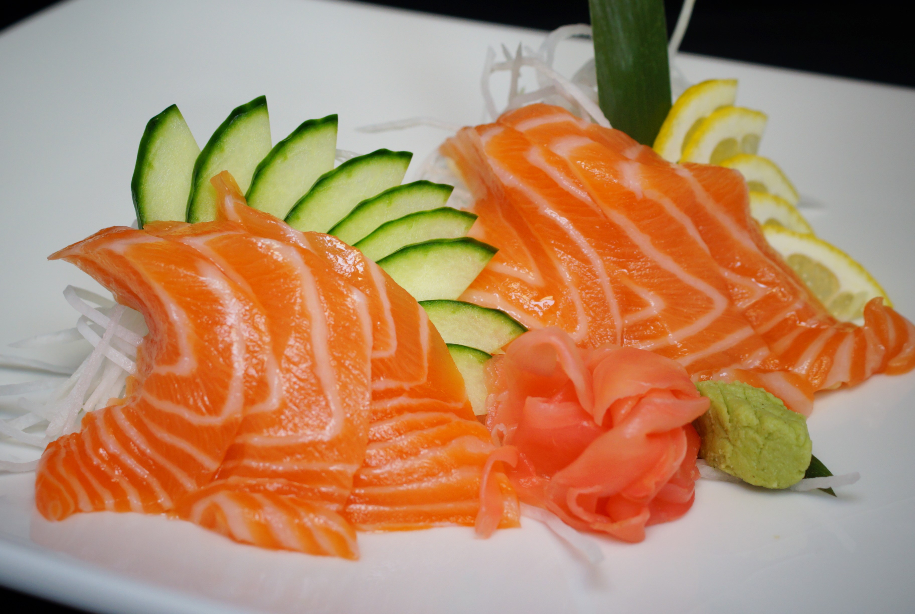 Order Salmon Sashimi food online from Sakura Sushi And Grill store, Albuquerque on bringmethat.com