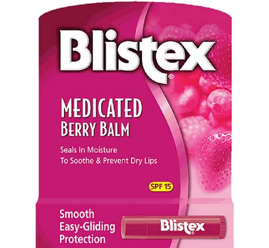 Order Blistex Lip Balm - Berry food online from IV Deli Mart store, Goleta on bringmethat.com