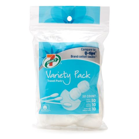 Order 7-Select Cotton Variety Pack 50 Count food online from 7-Eleven store, Vista on bringmethat.com