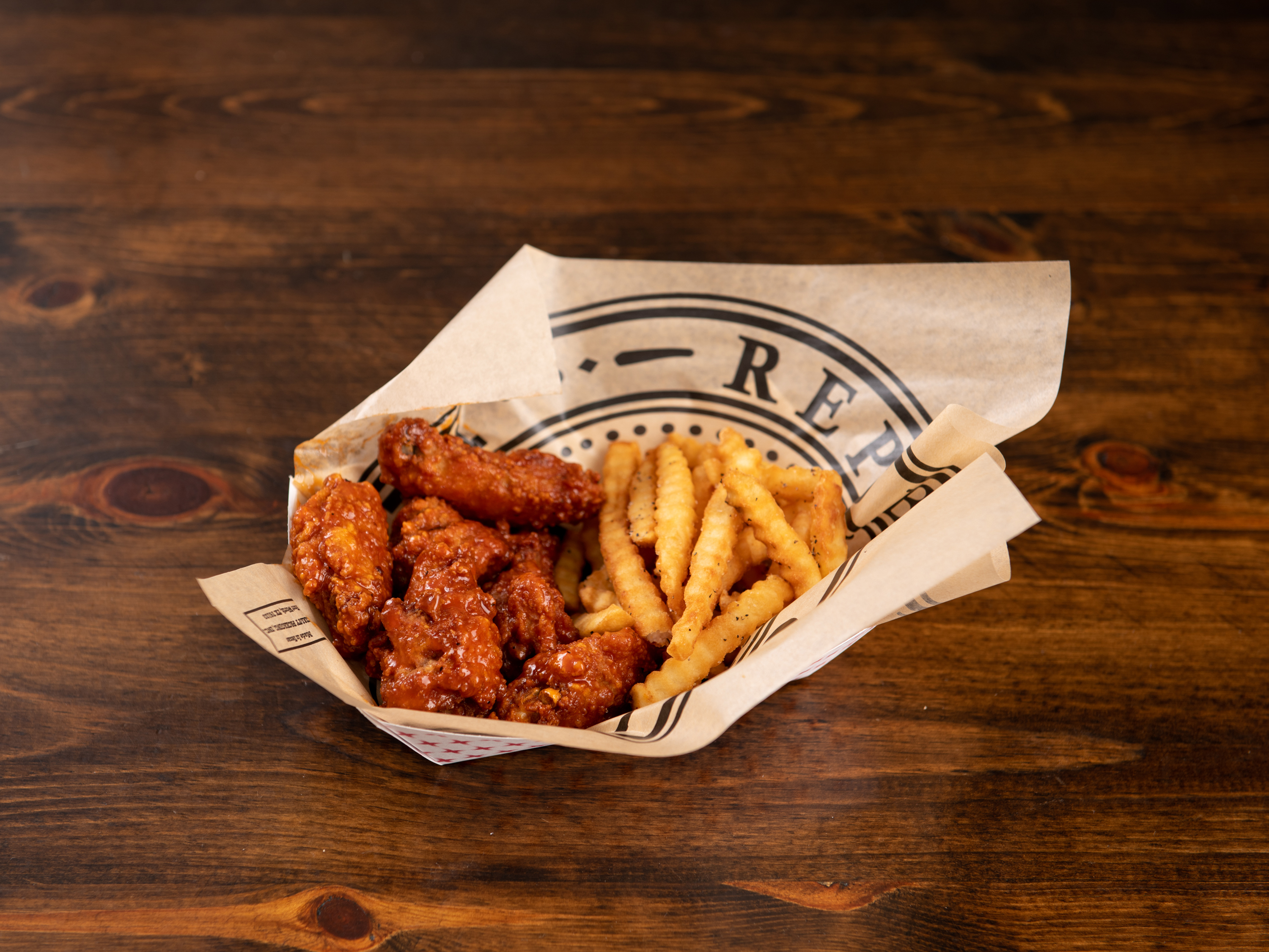 Order Chicken Wings Basket food online from Corey Kitchen store, Manvel on bringmethat.com