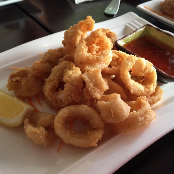 Order A5. Fried Marinated Calamari food online from Williamsburg Thai store, Brooklyn on bringmethat.com