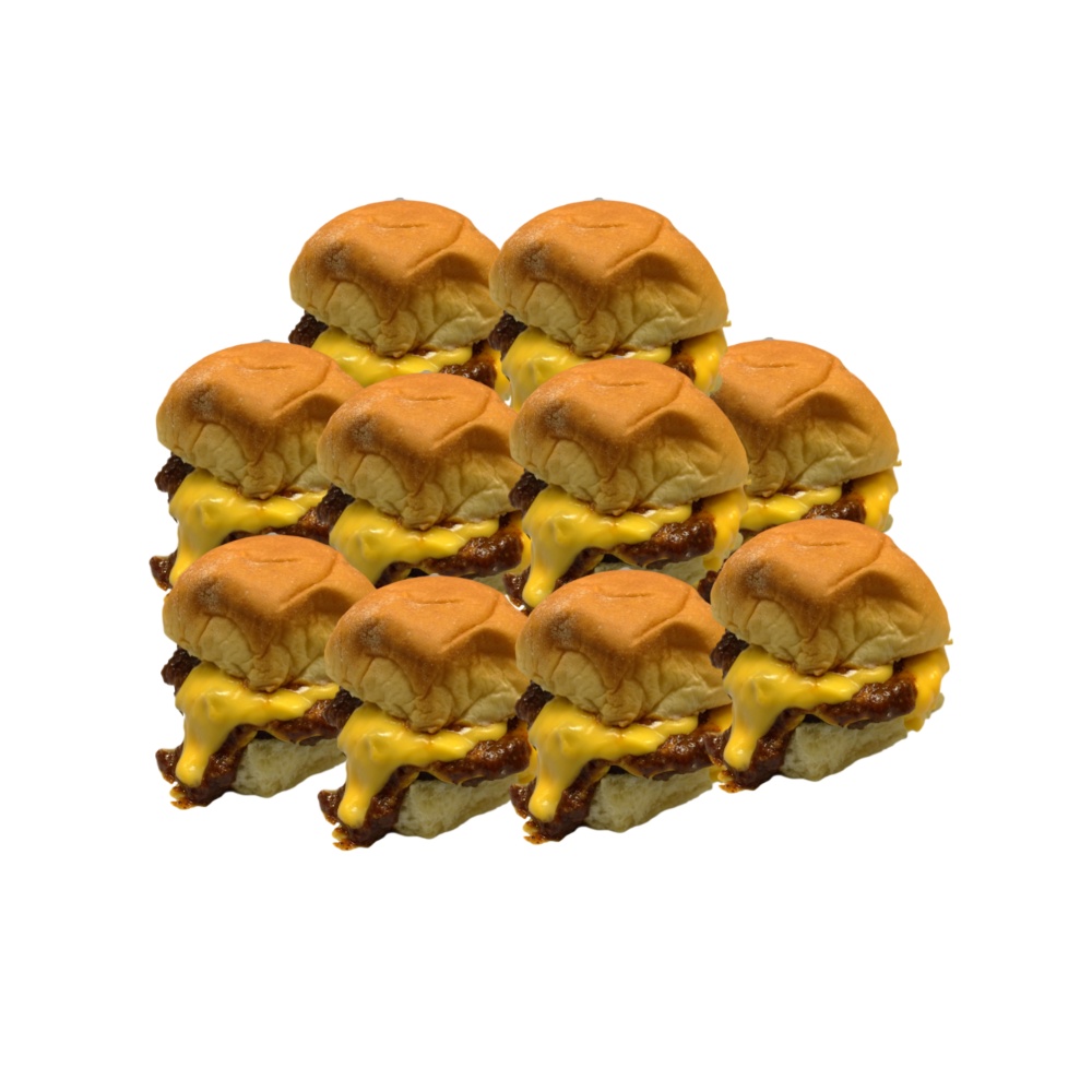 Order 10 Pack Chili Cheeseburger (Certified Angus) food online from Lil Burgers store, Nutley on bringmethat.com