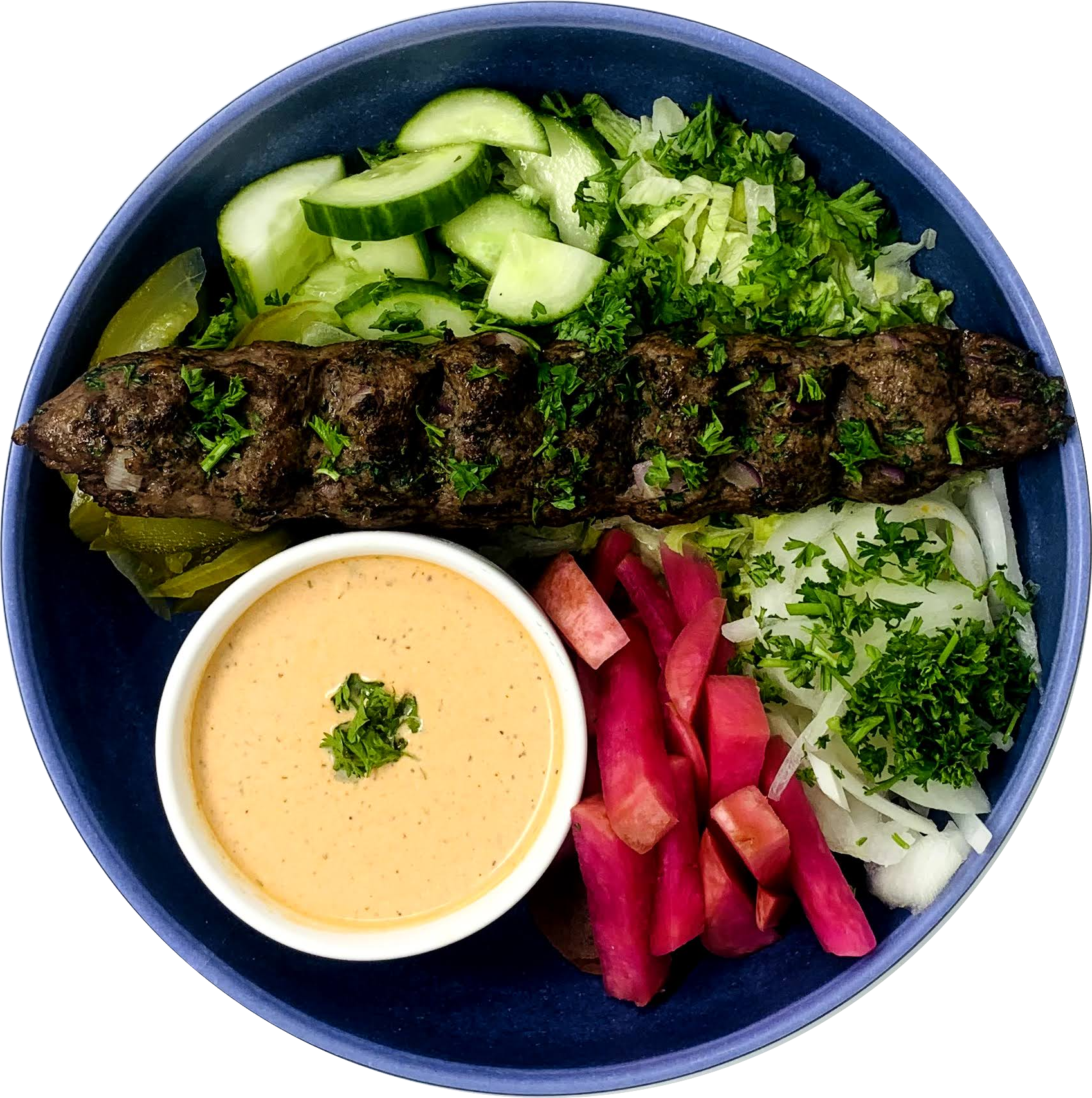 Order Kafta Kabob Skewer food online from Levant Kitchen store, Canton on bringmethat.com