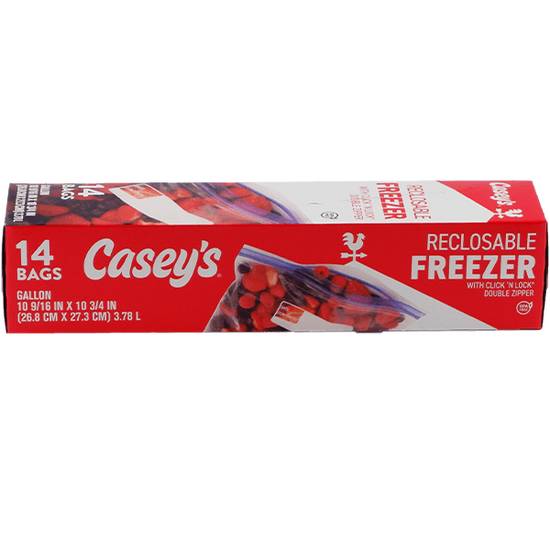 Order Casey's Reclosable Gallon Freezer Bags, 14ct food online from Casey store, MOUNTAIN HOME on bringmethat.com