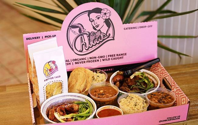 Order Taco Fiesta Box food online from Chicas Tacos-Aw store, Los Angeles on bringmethat.com