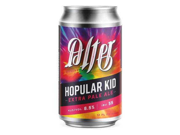 Order Alter Brewing Co. Hopular Kid Extra Pale Ale - 6x 12oz Cans food online from Leo's Liquor store, Chicago on bringmethat.com