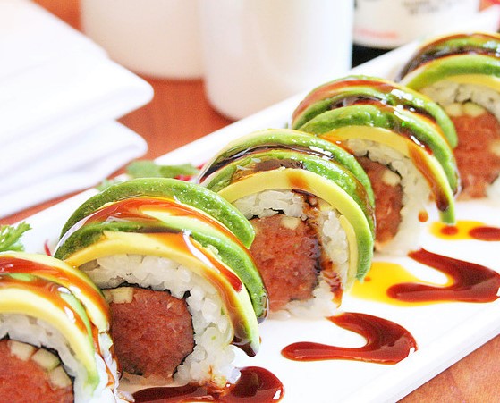 Order 911 Roll food online from Kiraku Ramen & Sushi store, Gardena on bringmethat.com